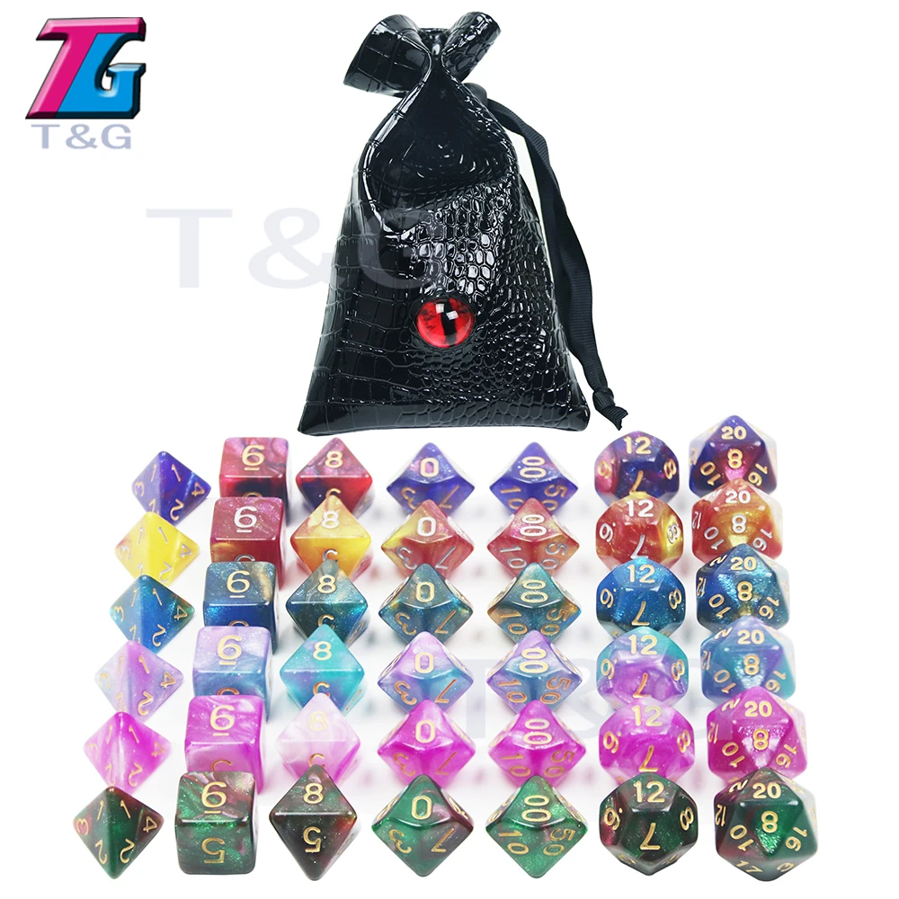 42 шт. бархатные мешки на шнурке для настольных игр|Кубики| |