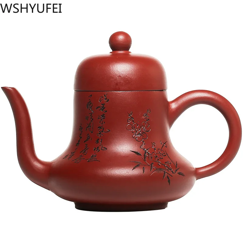 Чайник Yixing zisha чайник ручной работы из сырой руды и фиолетовой глины подлинный