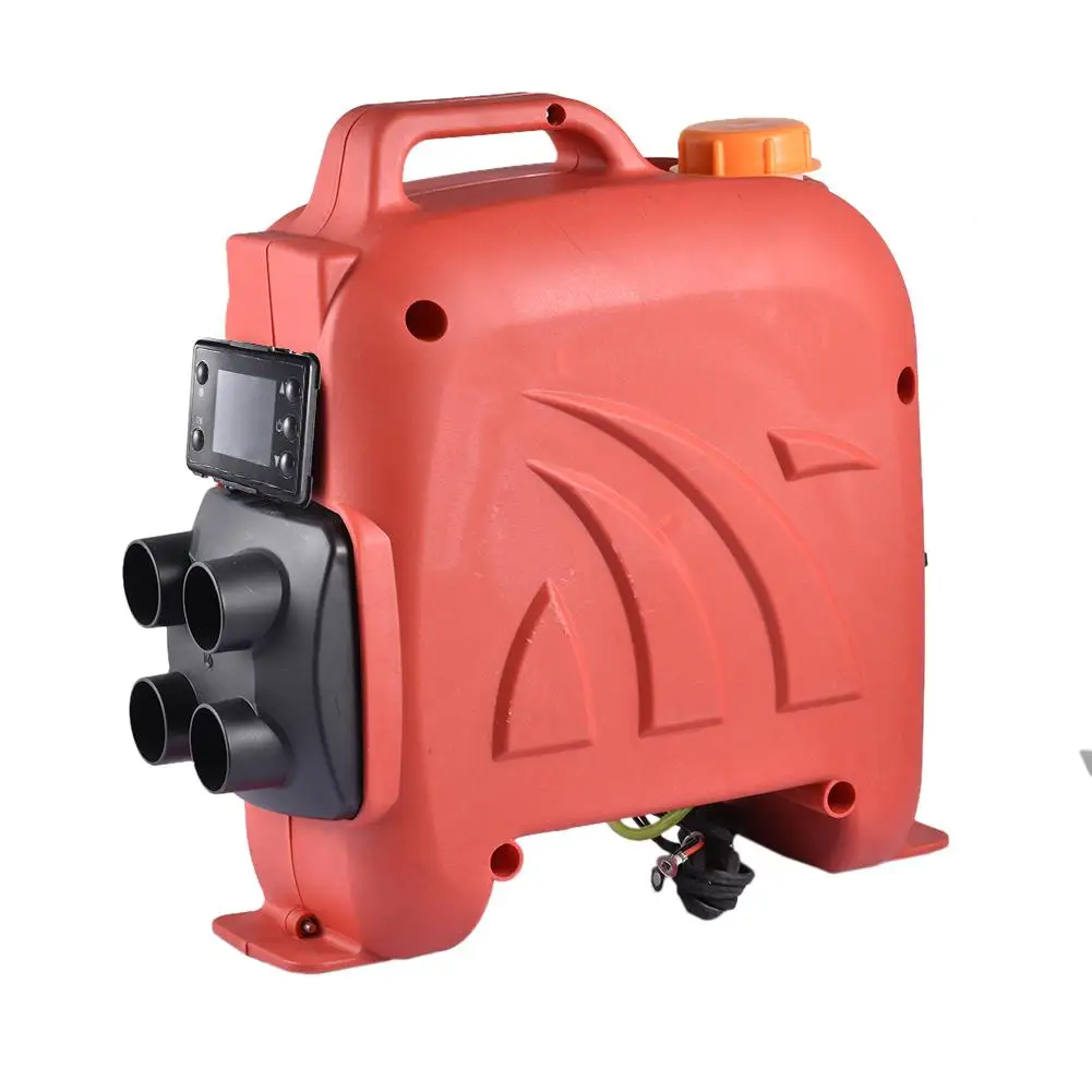 

12V/24V Parking Fuel Air Heater 4 Holes 5KW Low Noise Low Fuel Consumption LCD Display Remote Control Car And Truck Fuel Heater