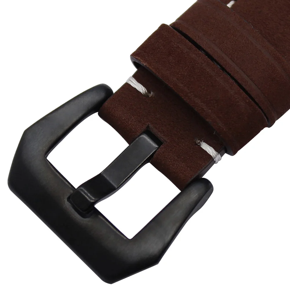 Ремешок итальянский из натуральной кожи для наручных часов быстросъемный