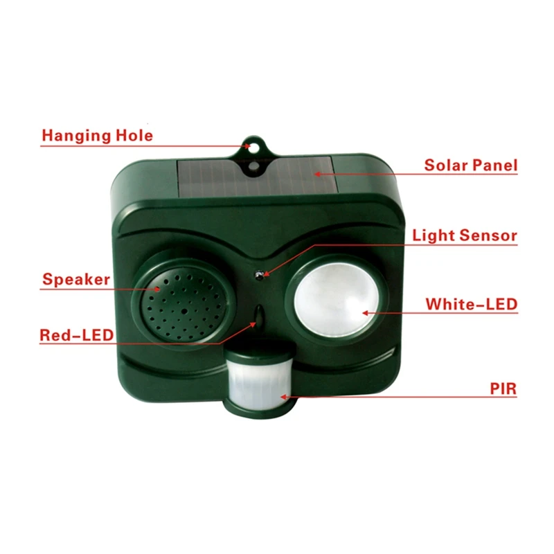 Отпугиватель птиц на солнечной энергии отпугиватель голубей сильная