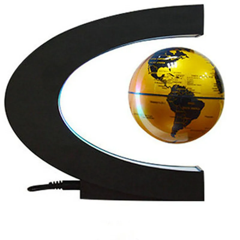 

Floating maglev globe world map LED electronic anti gravity lamp new home decoration lamp birthday gift