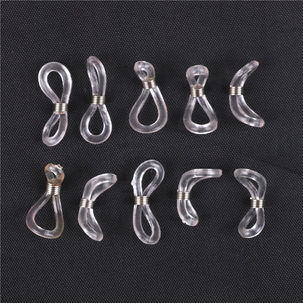 

40pcs Eyeglasses Sunglasses Spectacle Chain Rope Holder Strap Rubber Loop End Eye Glasses Retainer End Loop Connector DIY