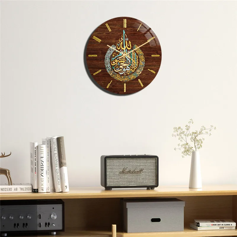 Eid Мубарак мусульманские настенные часы для гостиной украшения скандинавские
