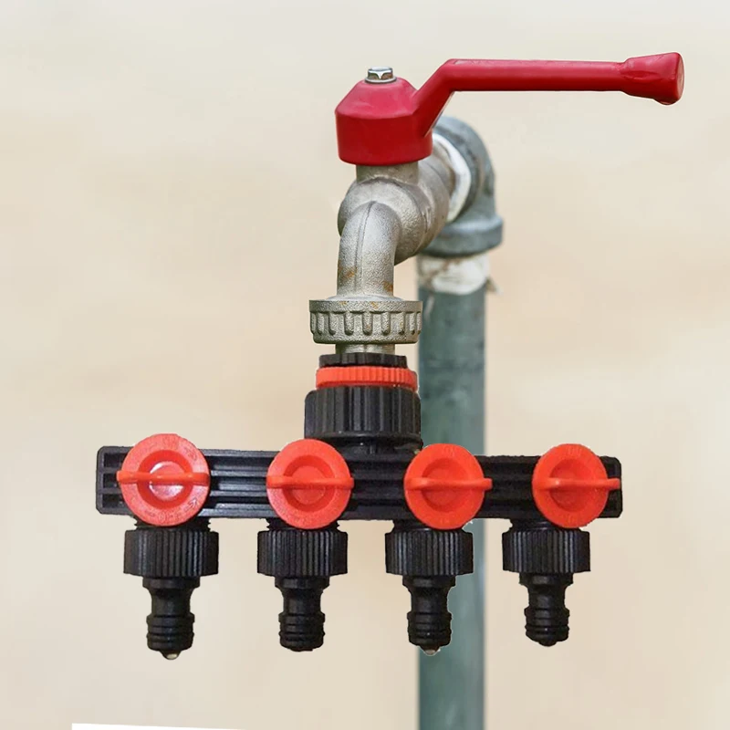 4 полосная фоторозетка для шланга садовых капельных труб аксессуары сада