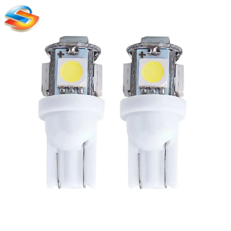 Автомобисветодиодный Светодиодная лампа T10 168 194 W5W 5 LED smd 5050 12 В/24 В|Сигнальная