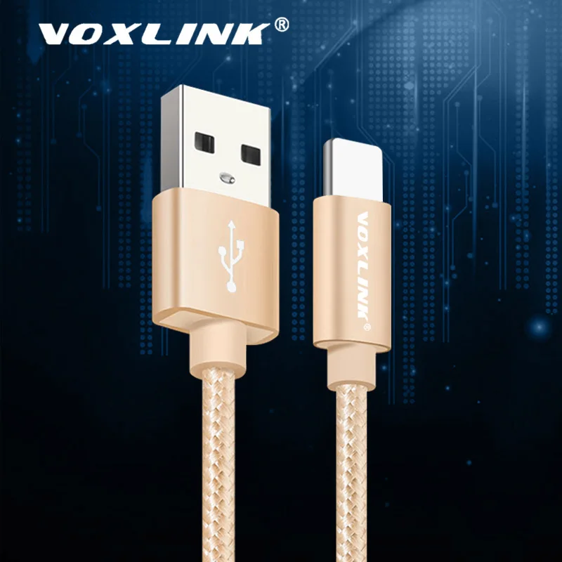 USB-кабель VOXLINK 8-контактный в нейлоновой оплетке для iphone x 8s 7s быстрая зарядка