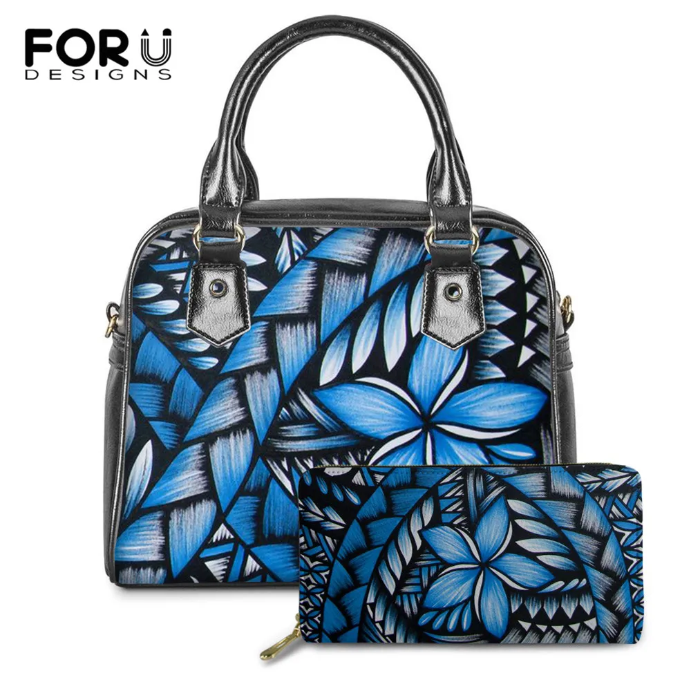 

FORUDESIGNS, роскошная женская сумка-тоут с Африканским цветочным Полинезийским плюмерием, вместительная сумка через плечо для женщин, женский к...