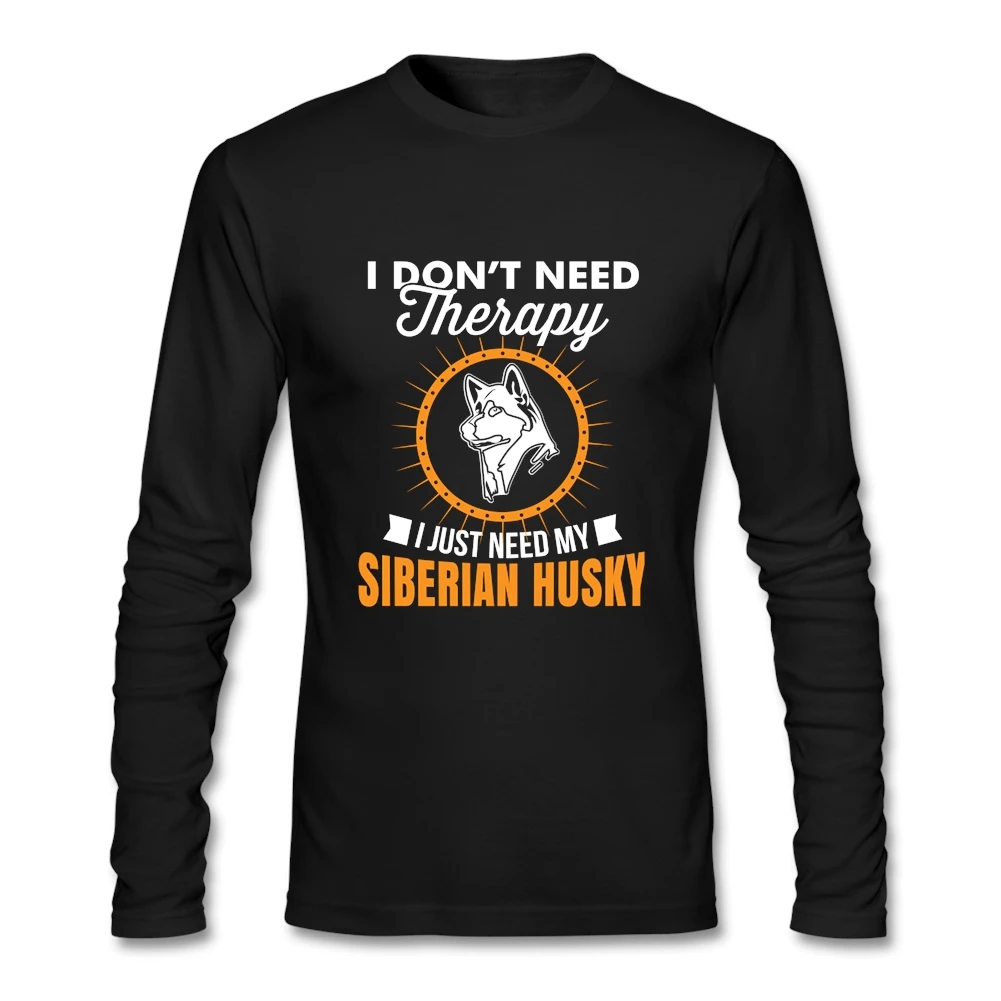 Футболки с изображением сибирской собаки хаски Мужская персонализированная
