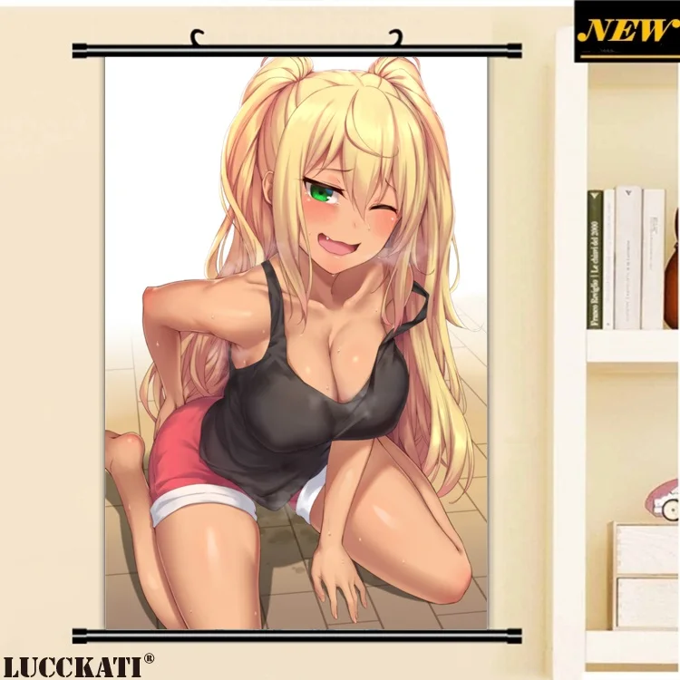 40X60 см гантели Nan Kilo Moteru Sakura Hibiki попка Сексуальная лоли cameltoe бикини мультфильм