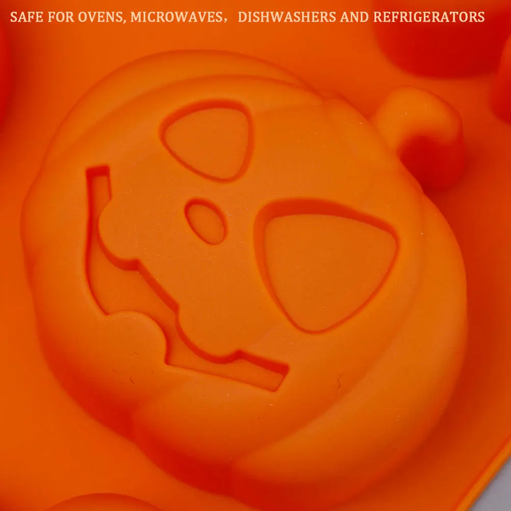 Силиконовая форма для выпечки со скелетом и тыквой головкой 2 шт./упак. сделай сам