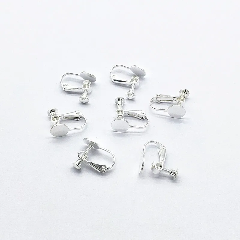 Новое поступление! Оптовая продажа медные зажимы для ушей 17x13 мм 100 шт./лот 8 основа