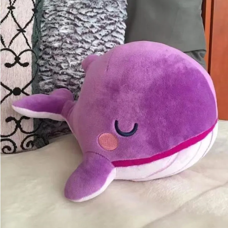 Купить Фиолетовый мультяшный КИТ, плюшевые игрушки, K-POP Bangtan Boys JUNGKOOK V JIMIN SUGA RM JHOPE JIN, мягкие куклы, детские подарки