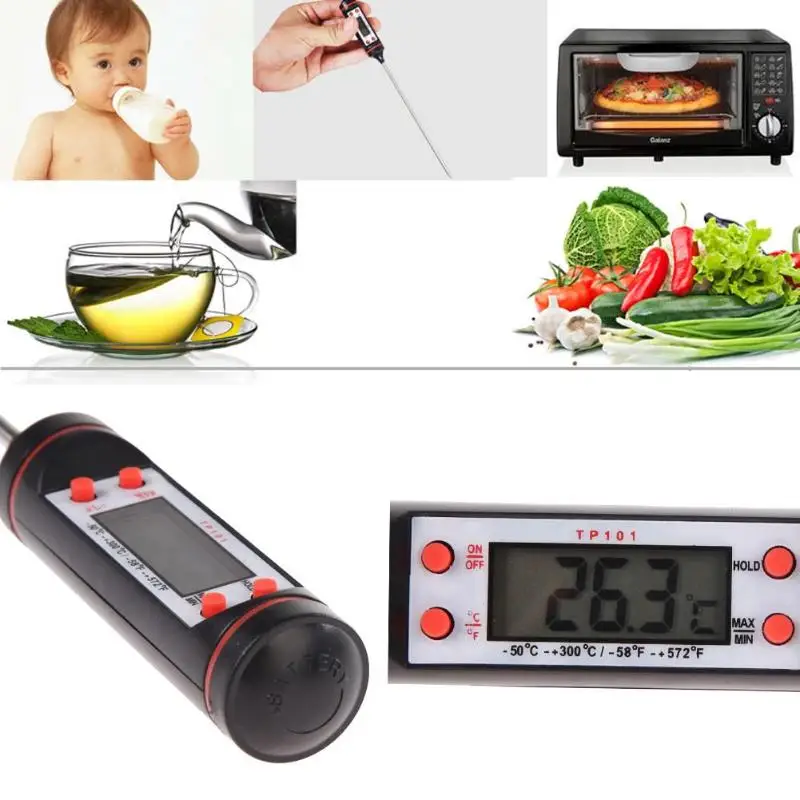 Digital Food Thermometer Kitchen Cooking BBQ Meat Probe Temperature Meter | Дом и сад