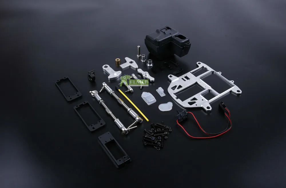 Alloy CNC SYMMETRIC TURN STEERING SET Fit for 1/5 HPI ROVAN KM BAJA 5B SS | Игрушки и хобби