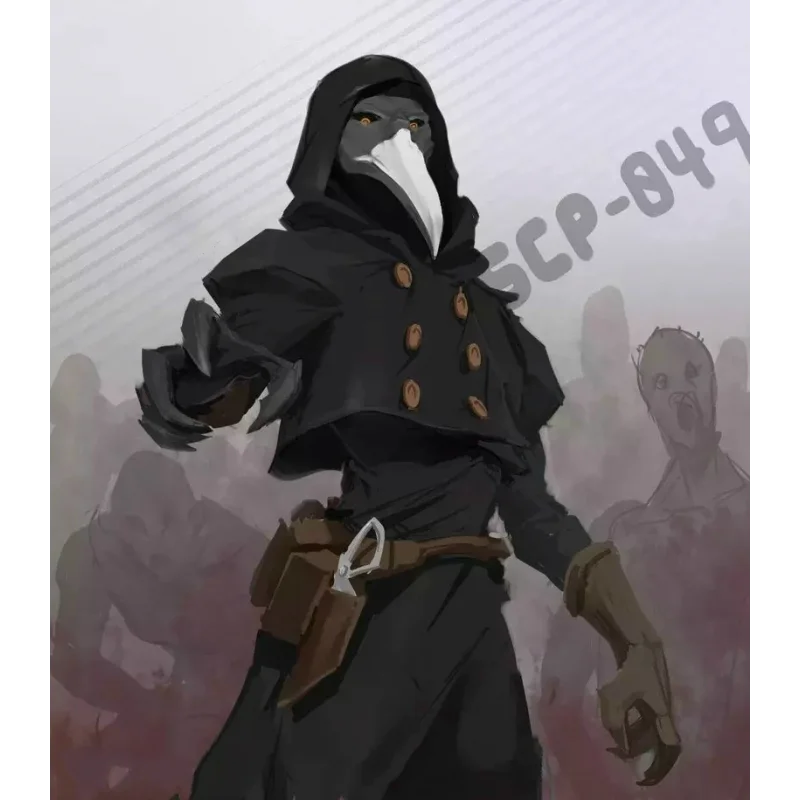 Головоломка SCP 173 с головой сирены scp-166 049 3166 Чумного доктора Стройный человек Пазл