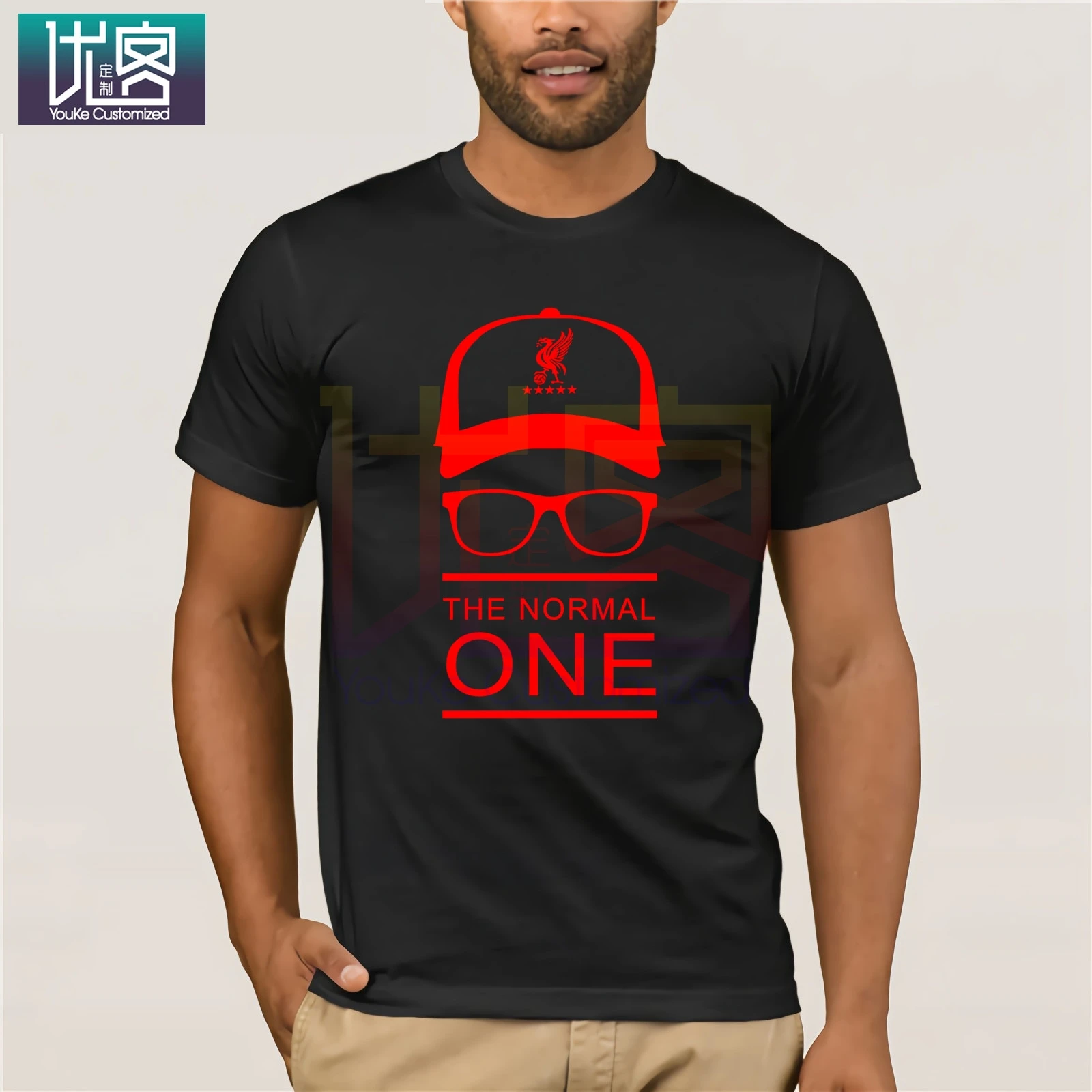 Футболка Jurgen Klopp Liverpool The Normal One Fan потрясающая уникальная хлопковая футболка с