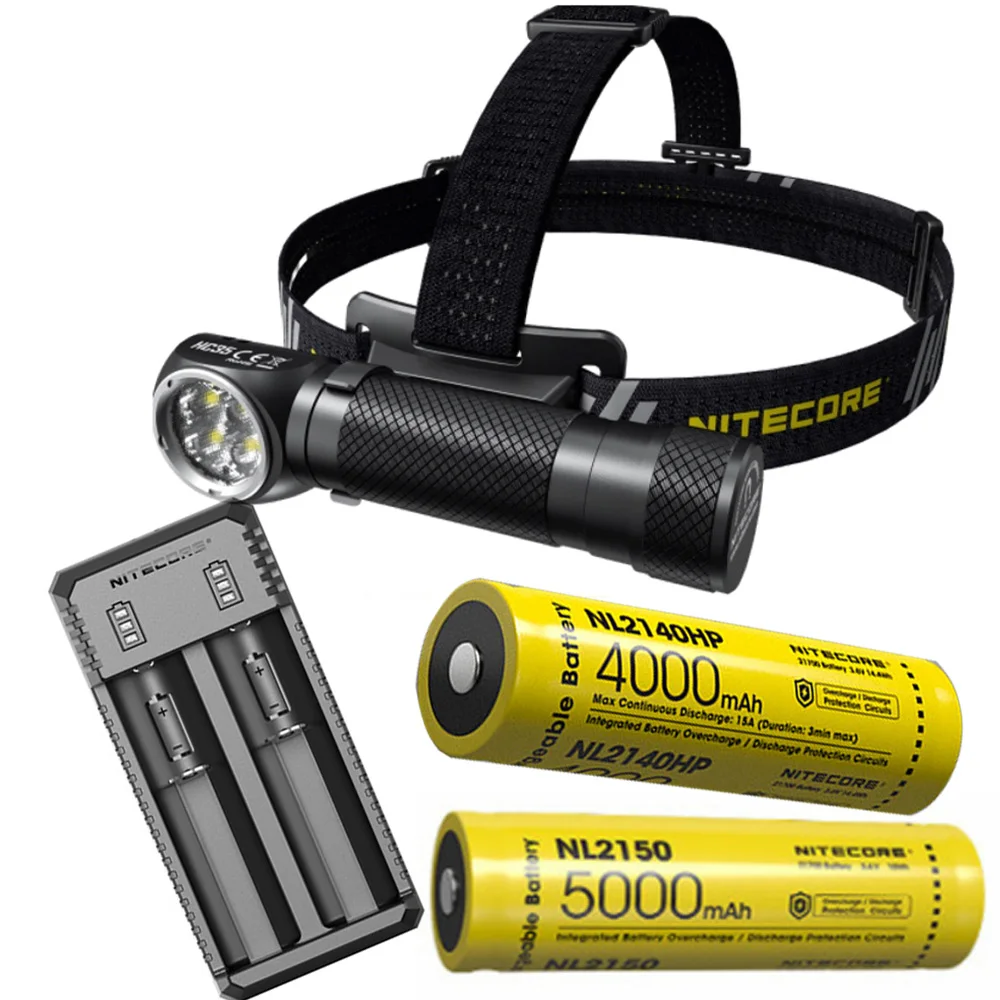 Налобный фонарь NITECORE HC35 с зарядкой от USB 4 светодиода S3 макс. 2700 лм дальность | Фары -4000602909526