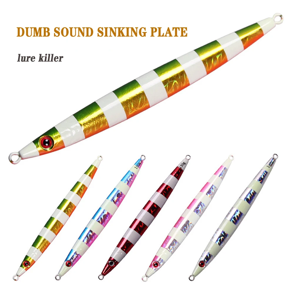 Best Jigging Lure 100g 150g 200g 250g 300g 400g Large Fishing Spoons Bait Metal Jig With Feather Single Hooks | Спорт и развлечения