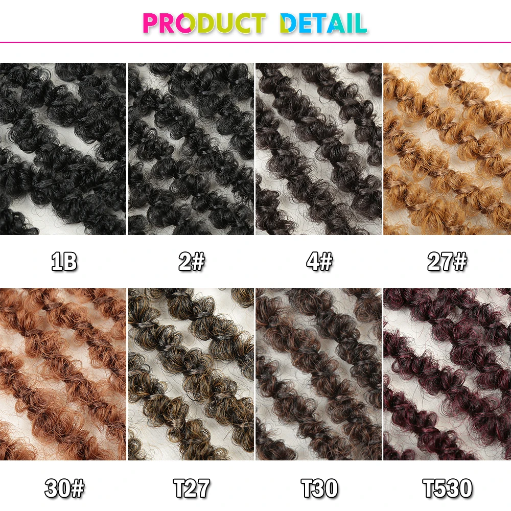 Предварительно скрученные 12-дюймовые синтетические пушистые волосы для вязания