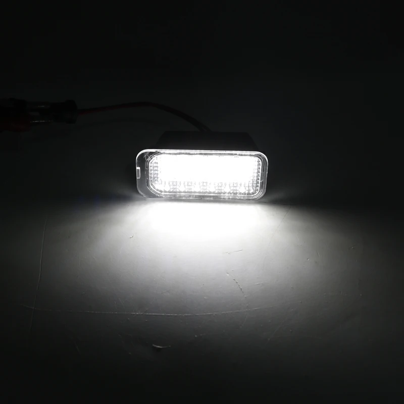 2 шт. Белая светодиодная лампа для номерного знака Canbus Ford Fiesta JA8 Focus S MAX C Mondeo Kuga Galaxy