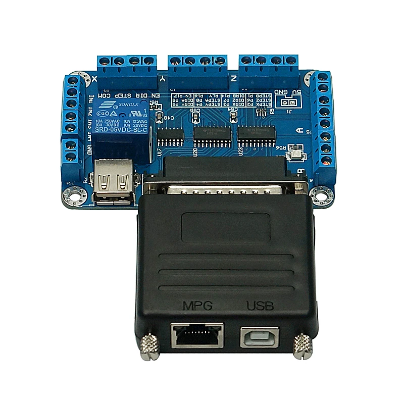 Адаптер конвертер с параллельным портом на USB 6 осевой контроллер порт