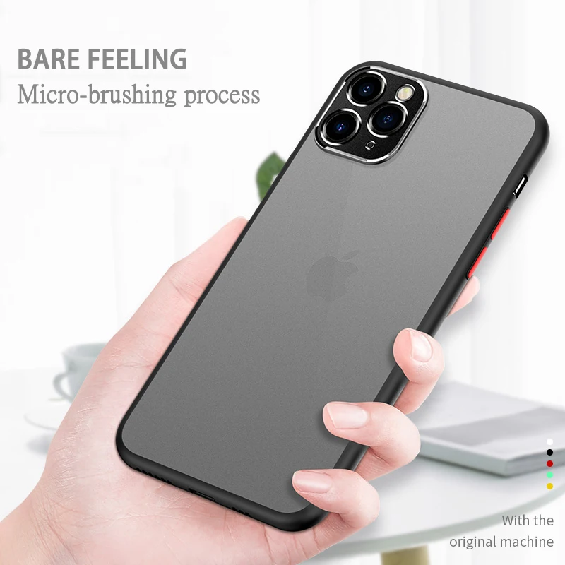 Матовый чехол для телефона Apple iPhone X XR XS 11 Pro Max 8 7 6S 6 Plus защитный прозрачный мягкий