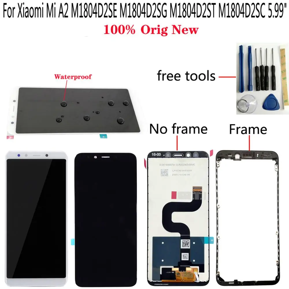 Shyueda сенсорный дигитайзер для Xiaomi Mi A2 6X M1804D2SE M1804D2SG M1804D2ST M1804D2SC 5,9" ЖК-дисплей Дисплей Сенсорный экран планшета