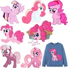 Симпатичные нашивки в форме единорога пони Термальность наклейки на одежде термонаклейки для одежды термоклейкие патч аппликация сделай сам для платья