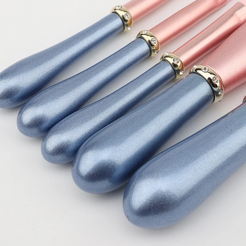 Новые точечные розовые бриллианты 5 кистей для макияжа кисть теней бровей