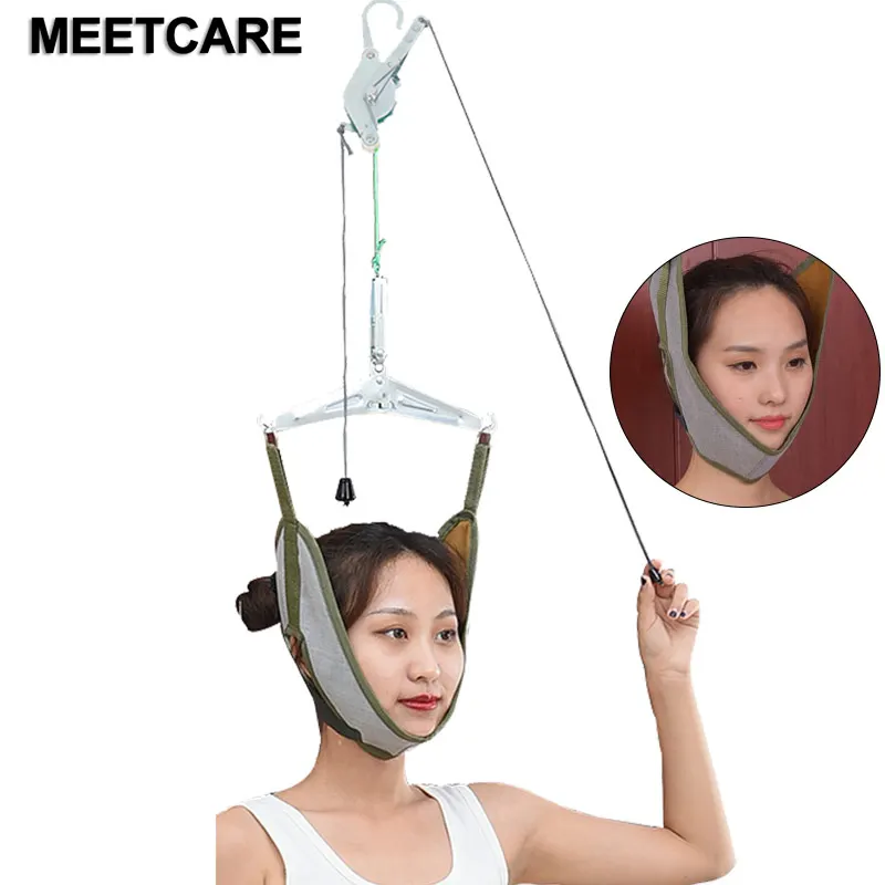 Шейный бандаж поддержка облегчения боли Шейная тяга растягивающаяся шейка