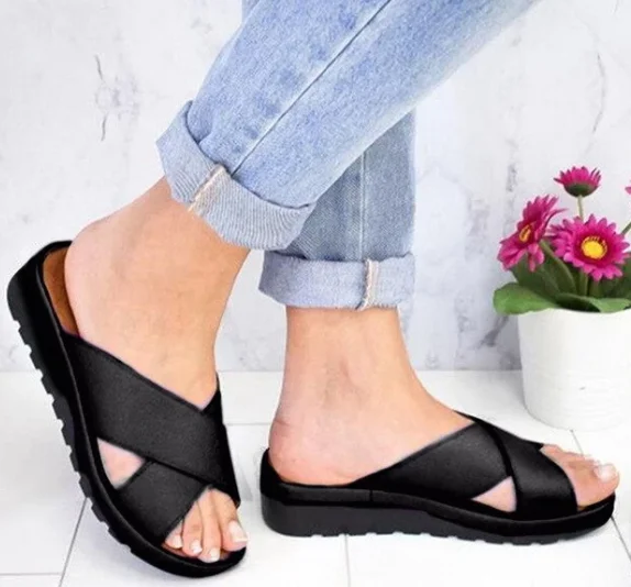 Women Summer Slippers Casual Ladies Sandals Platform Non-slip Female Shoes Soft Wedge Outdoor Women Slippers Dropshipping Shoes