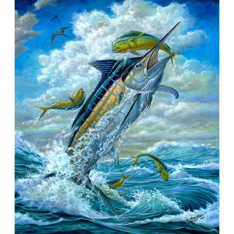 5D DIY Алмазная вышивка бумажная лодка в воде Картина Вышивка крестом квадратное