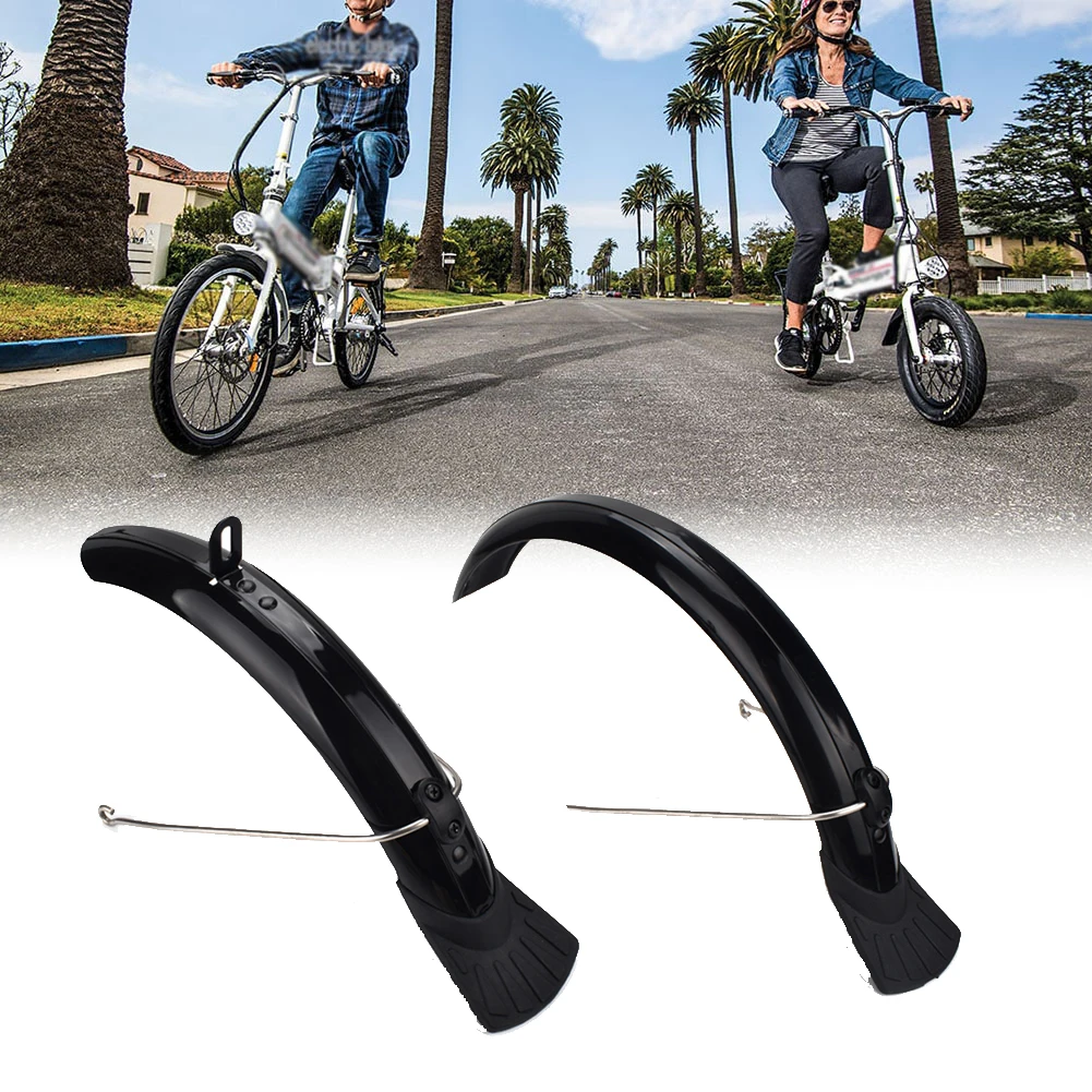

1Set Bicycle Wheel Mudguard Front+Rear Fender For 16 In Folding Bike Riding Equipment Electric Bicycle Rain Protection Accessore