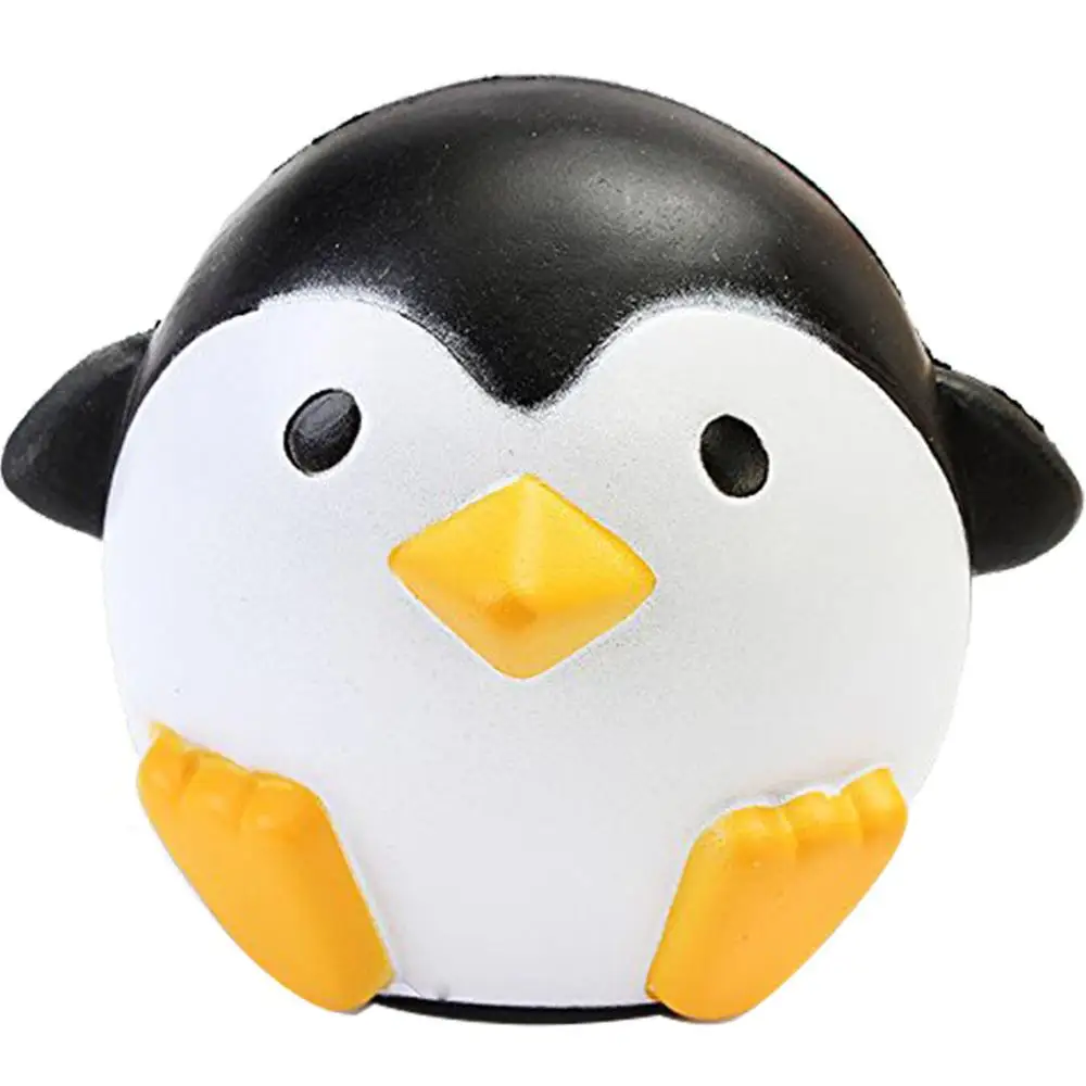 penguin Торт мягкий супер герой Человек-паук олень сквиши игрушка сжимает сквиши игрушка сквиши медленно поднимающаяся игрушка для снятия стресса дети - Цвет: penguin