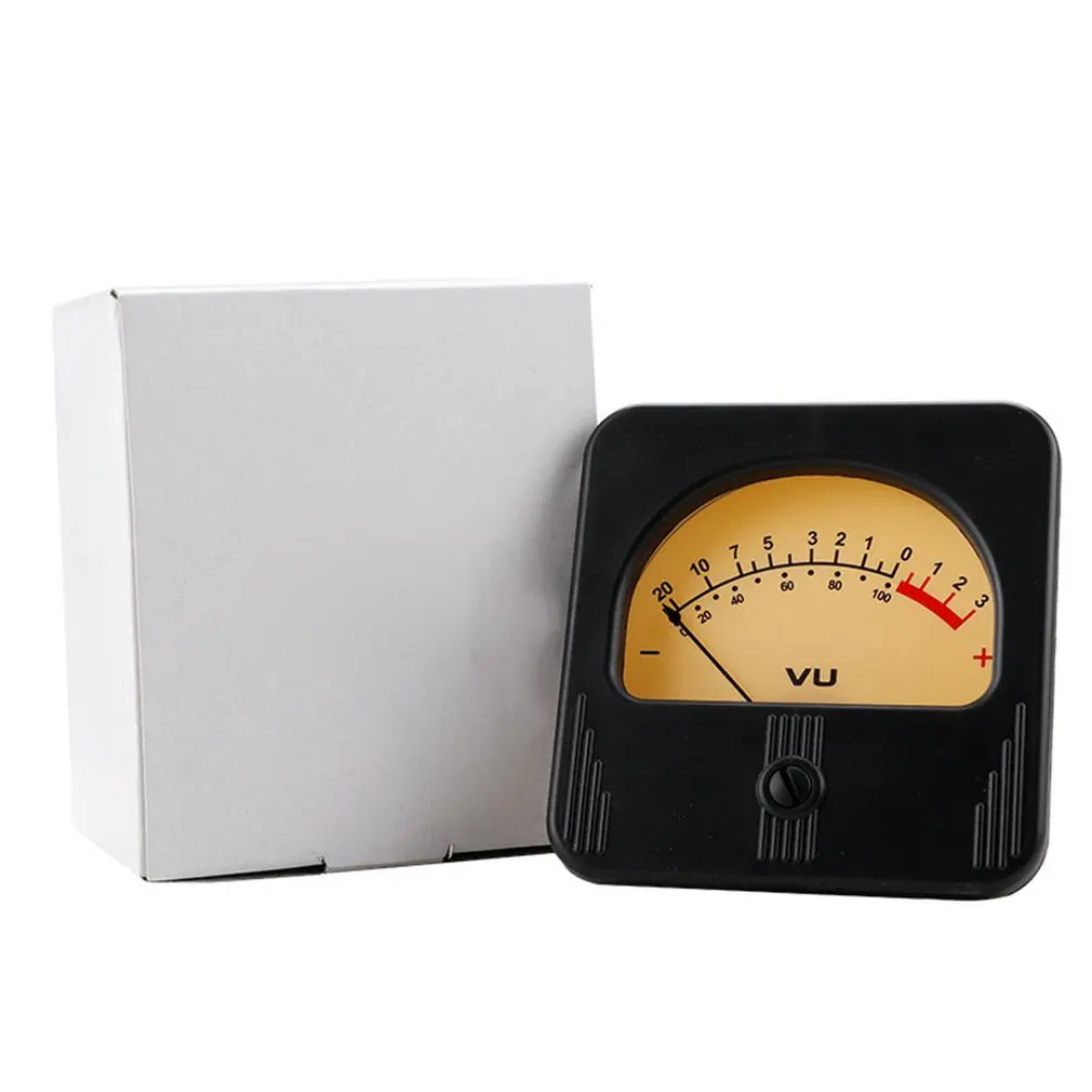 VU Level Meter With Backlight High-precision DB Tube Amplifier Meter Head Sound Pressure Meter Power Meter Audio Volume Meter