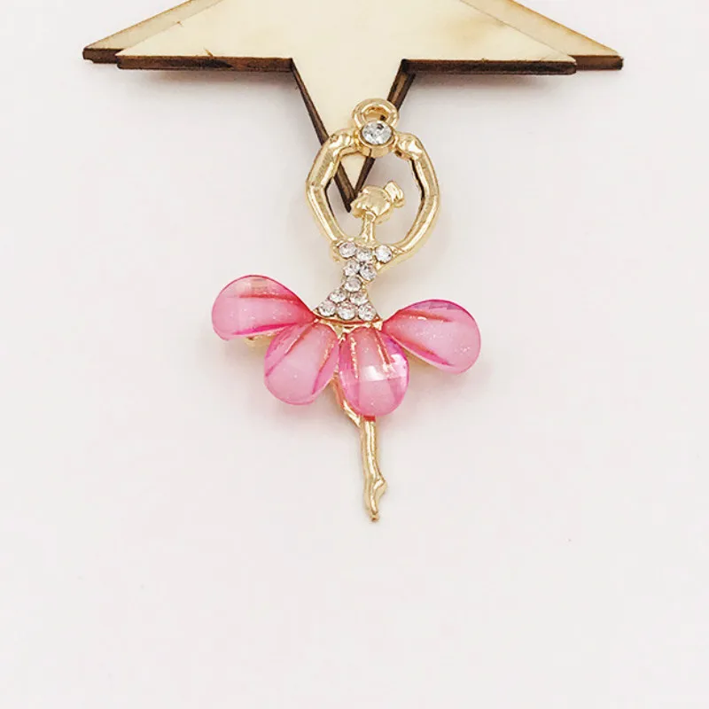 

Crystal Ballet Dance Girl Pendant diy Jewelry Accessories Necklace Keychain Pendant Alloy Accessories
