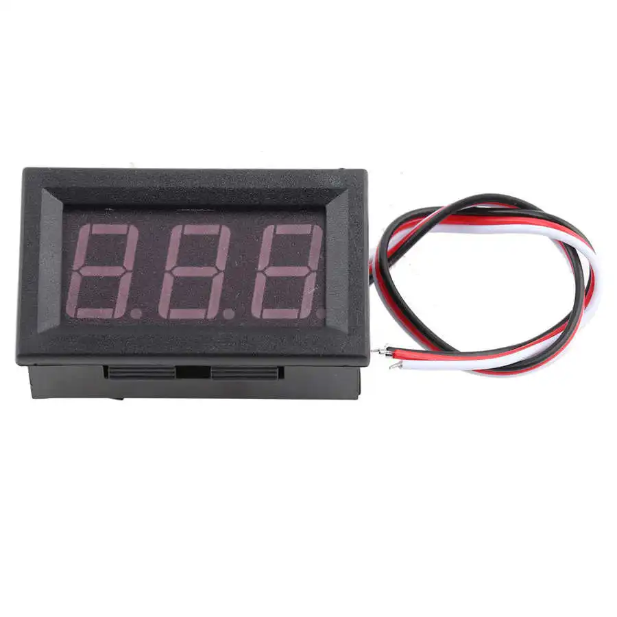 0.56 inch Digital Voltmeter 3 Wire LED Voltage Meter Panel with Reverse Protection DC0-100V | Инструменты