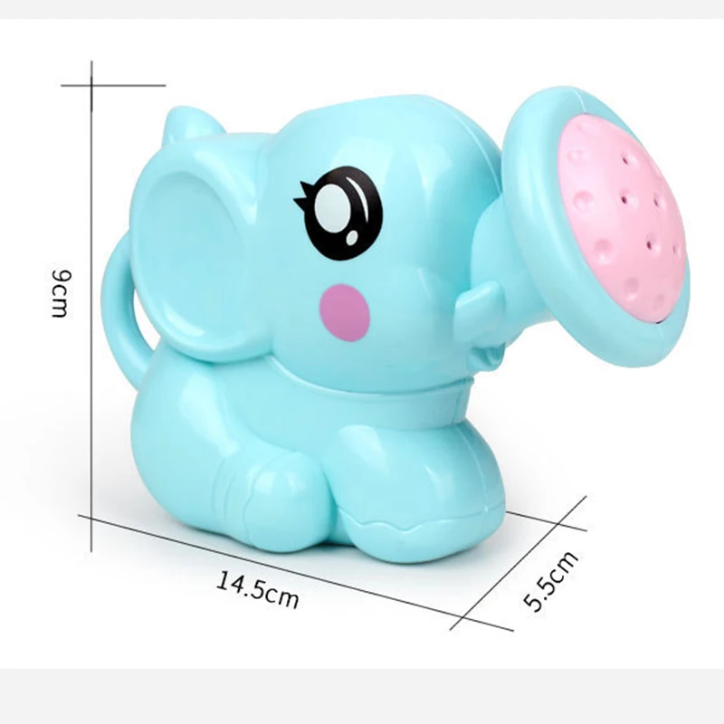 

Baby Bath Toys Plastic Elephant Shape Water Spray Baby Bath Swimming Toys Children's Gift Storage Mesh Bag Baby Toys