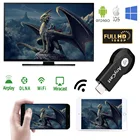 ТВ-ключ WeCast AnyCast M2 Plus, Airplay, Miracast DLNA, 1080P, Wi-Fi, хромированный литой