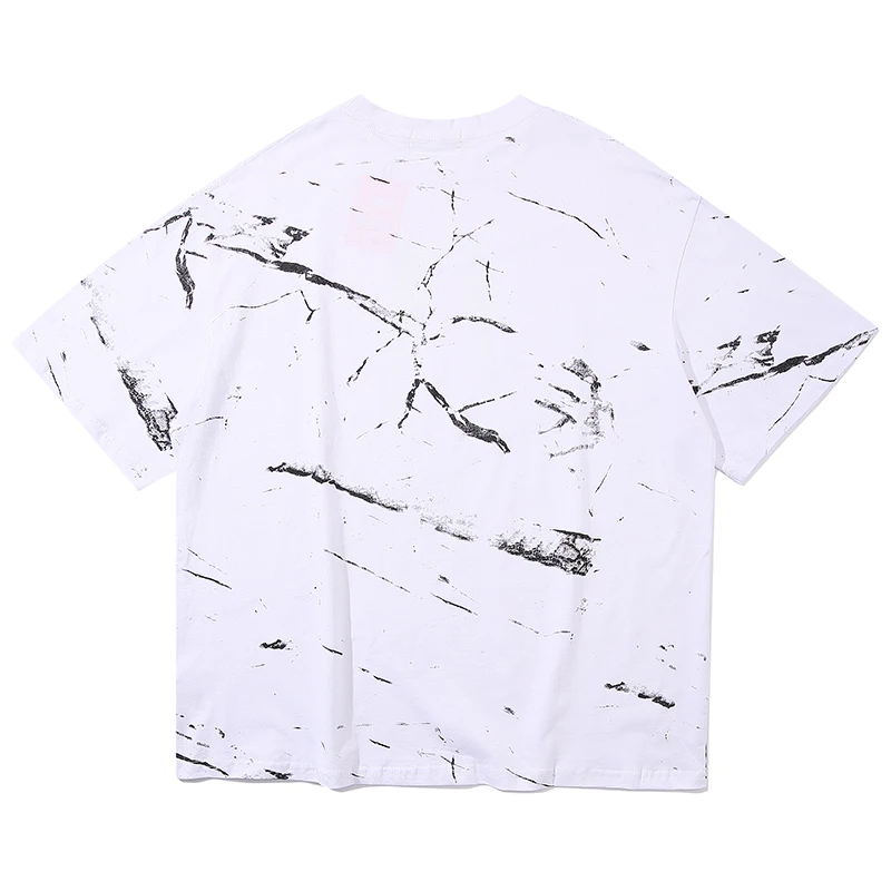 

PYJTRL Shoulder Loose Men Clothing Tshirt