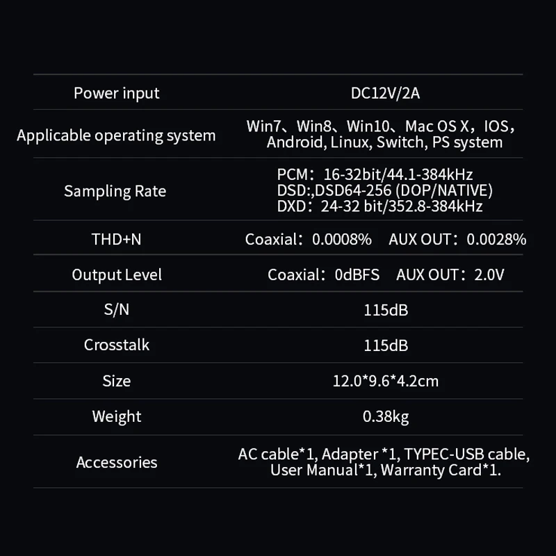XDUOO MU-601 USB DAC аудио декодирование рабочего стола ES9018K2M PCM 384 кГц/DSD256 XMOS XU208 |