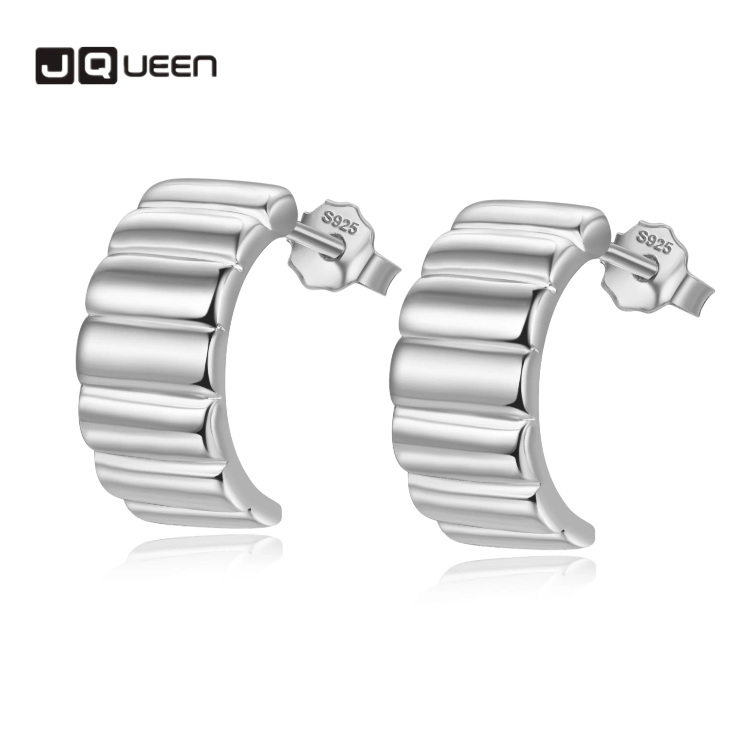 

925 серебро 6*14,5 мм Регулярные удары половина уха кольцо платина золотые серьги шпильки для свадьбы помолвки Вечерние