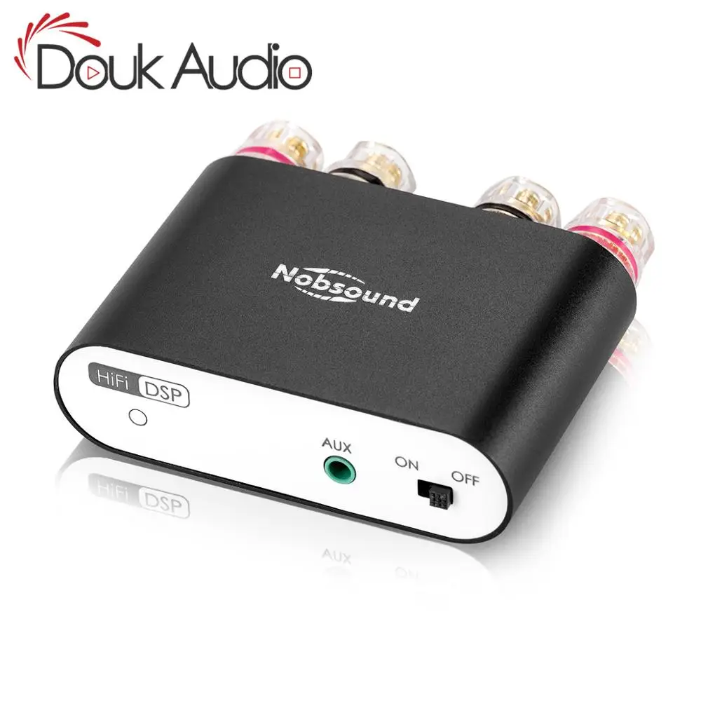 Douk аудио hi-fi TPA3116 Цифровые усилители стерео мини DSP Bluetooth 4,2 домашний аудио Настольный усилитель мощности 50 Вт* 2