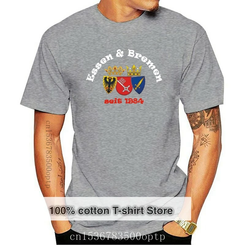 

Футболка ESSEN und BREMEN seit 1984-schwars bis 3XL - ultras fanfreundschaft