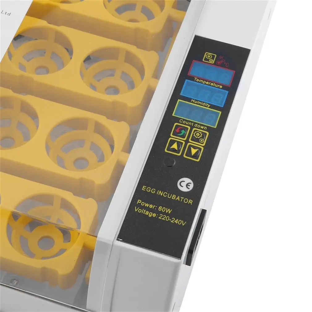 

New Small Smart Incubator 24 Eggs Chicken Bird Incubator Eggs Rack European Standard Automatic Intelligent Temperature Control