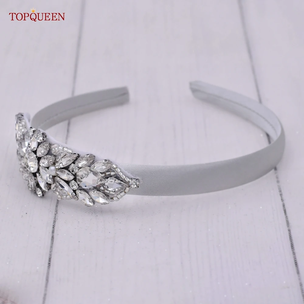 TOPQUEEN S337-FG ободок для волос в стиле барокко свадебные аксессуары Стразы Обруч