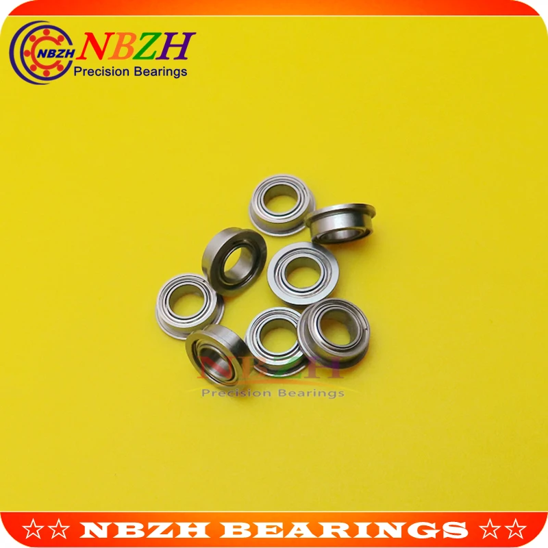 NBZH bearingBoutique Flange Ball Bearings MF74ZZ / LF740ZZ Size 4*7*8.2*2.5*0.6 Mm images - 3