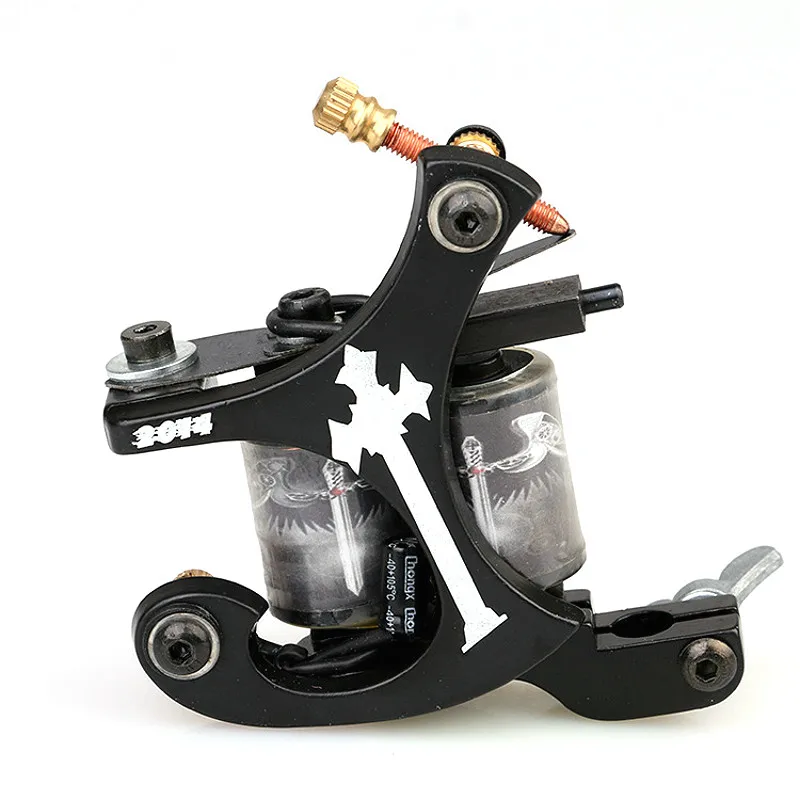 

Tattoo Machine Pen Professional Permanent Makeup High Quality Shader Portable Motor Coils Frame Electric RCA For Tattoo Supplies