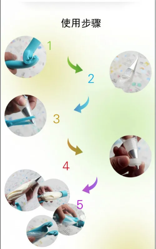 Инструменты для украшения тортов Набор насадок кондитерский крем шприц
